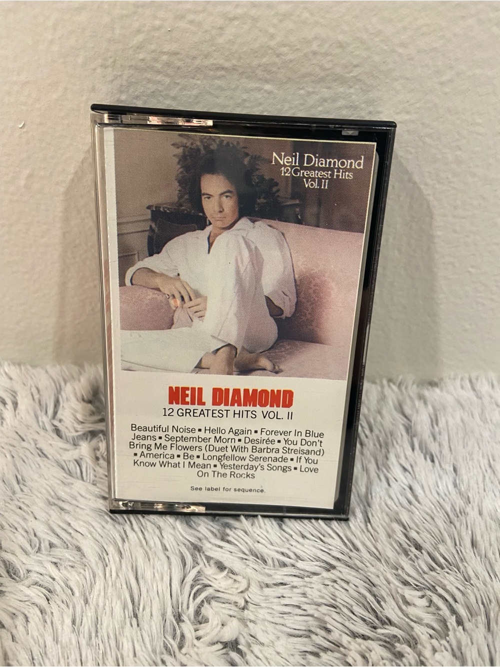 12 Greatest Hits Vol. II Cassette Tape - White & Black